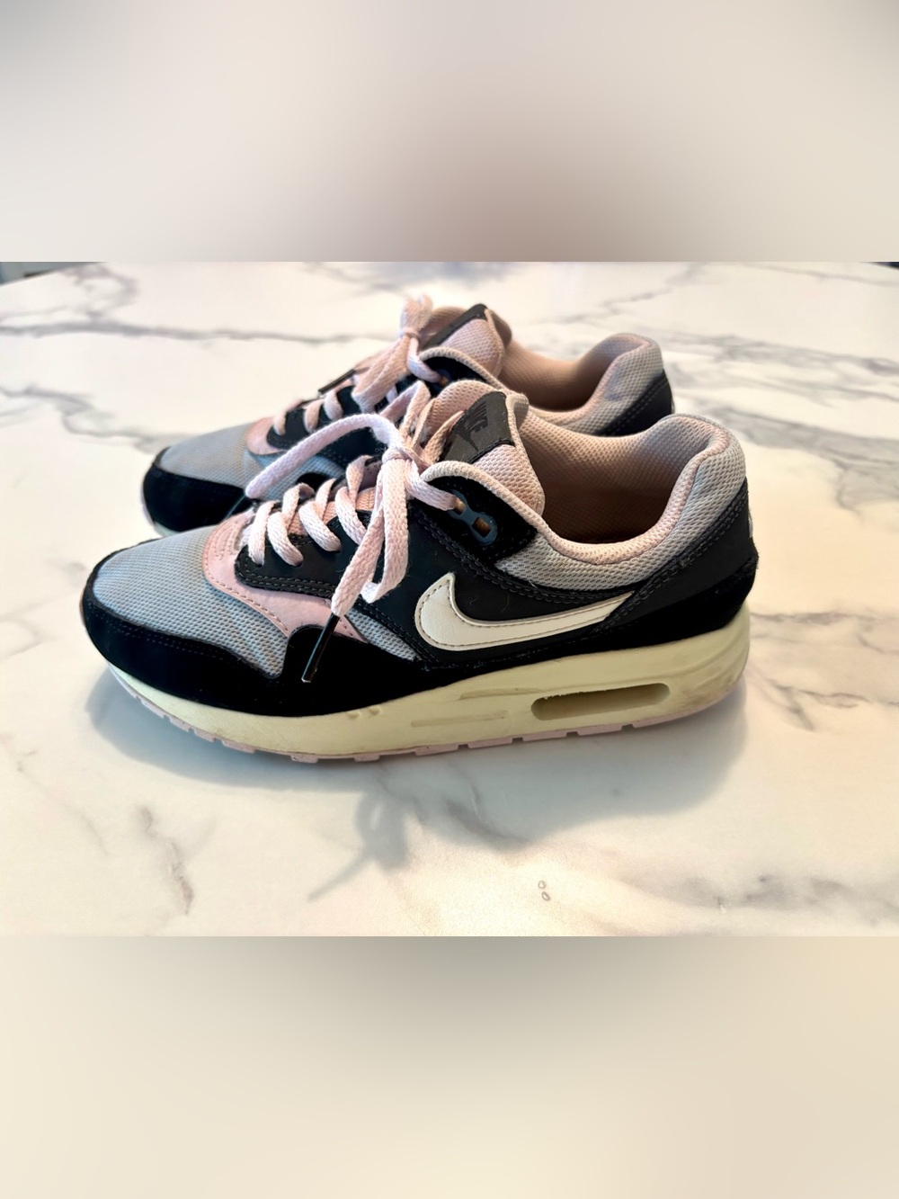 Nike Air Max 1 GS Anthracite Pink Foam Kids Sneakers